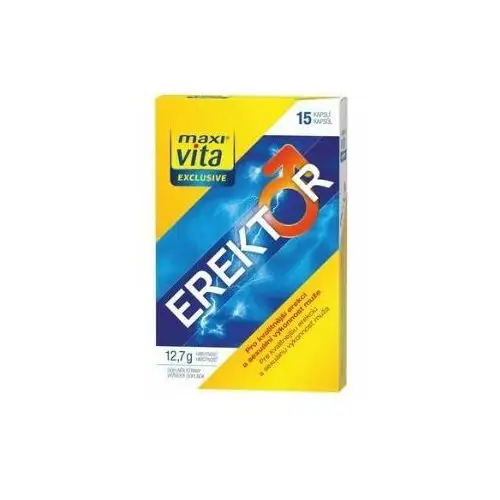 Vitar, s.r.o. Maxi vita exclusive erektor 15 tabletek