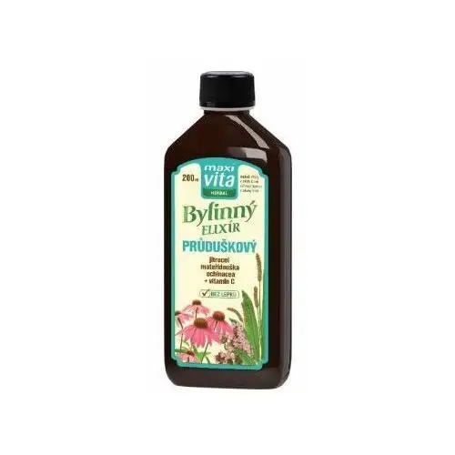 Vitar, s.r.o. Maxi vita herbal eliksir ziołowy na oskrzela 200 ml