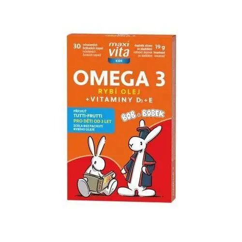 Maxi Vita Kids Omega 3 + witaminy D, E 30 tabletek