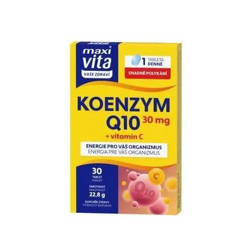 Maxi Vita Koenzym Q10 30 mg + Witamina C 30 tabletek