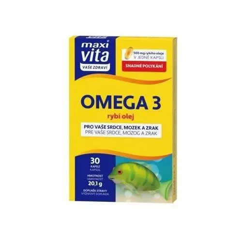 Maxi vita omega 3 - olej rybi 30 tabletek Vitar, s.r.o