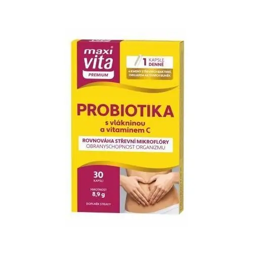 Maxi Vita Premium Probiotyki + Witamina C 30 tabletek