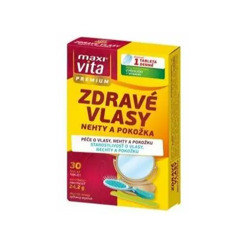 Vitar, s.r.o. Maxi vita premium zdrowe włosy, paznokcie 30 tabletek