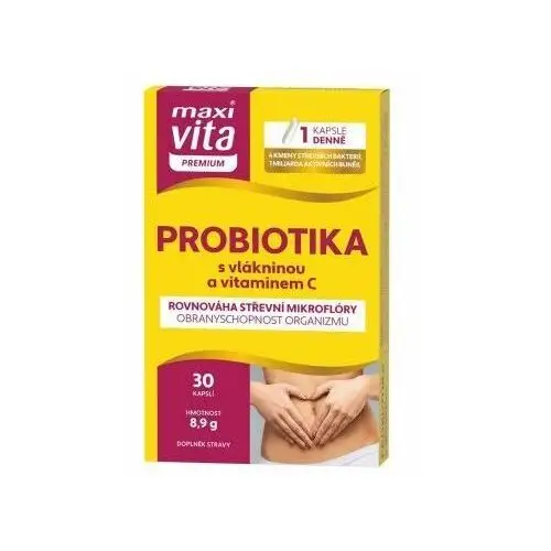 Vitar, s.r.o. Maxi vita probiotyki + witamina c 16 saszetek