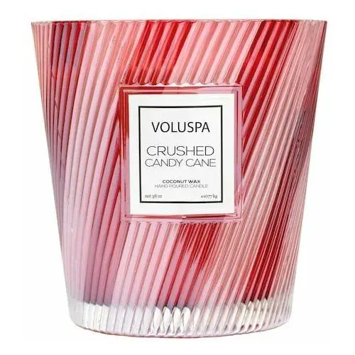 Voluspa Holiday crushed candy cane 3 wick candle - świeca