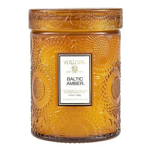 Japonica Baltic Amber Small Jar Candle - Świeca