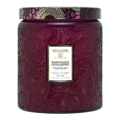 Japonica Santiago Huckleberry Luxe Jar Candle - Świeca