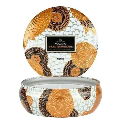 Japonica Spiced Pumkin Latte 3 Wick Tin Candle - Świeca