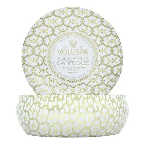 Maison Blanc Eucalyptus & White Sage 3 Wick Tin Candle - Świeca