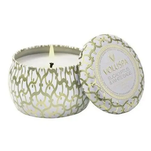 Maison Blanc Eucalyptus & White Sage Mini Tin Candle - Świeca