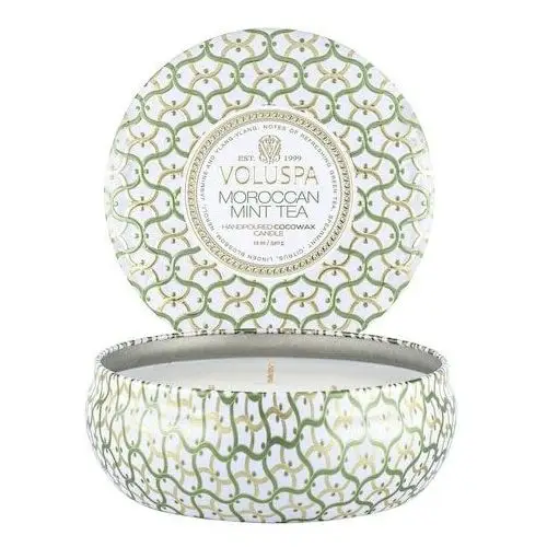 Maison blanc moroccan mint tea 3 wick tin candle - świeca Voluspa