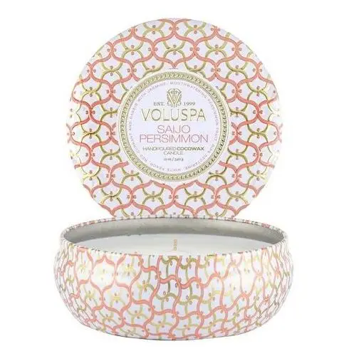 Maison Blanc Saijo Persimmon 3 Wick Tin Candle - Świeca