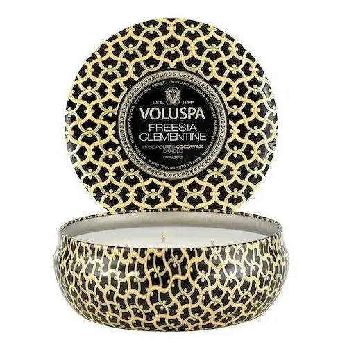 Voluspa Maison noir freesia clementine 3 wick tin candle - świeca