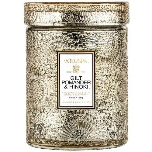 Voluspa Small Jar Candle Gilt Pomander And Hinoki (156 g), V73516