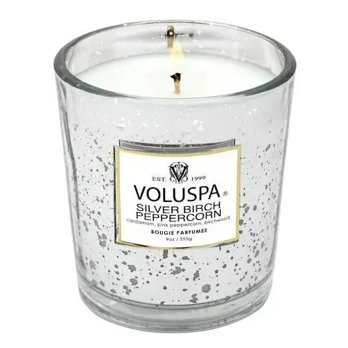 Voluspa Vermeil silver birch peppercorn classic candle - świeca