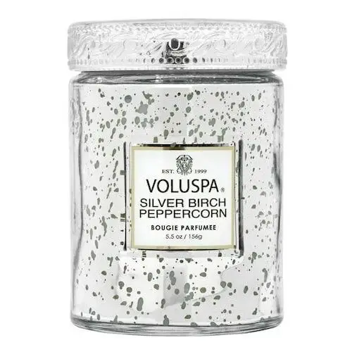 Vermeil Silver Birch Peppercorn Small Jar Candle - Świeca