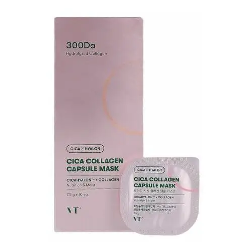 VT COSMETICS - Cica Collagen Capsule Mask, 10 szt. - kolagenowe maseczki w kapsułkach