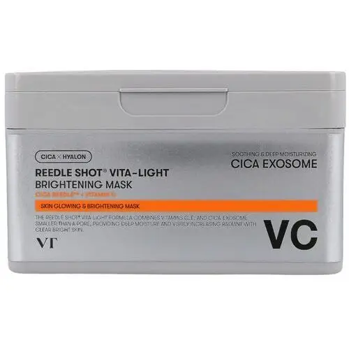 VT COSMETICS REEDLE SHOT VITA-LIGHT BRIGHTENING MASK 30 sztuk - rozjaśniające maski w płachcie z wit. C