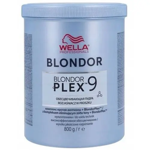 Wella Blondor Blondorplex Rozjaśniacz w Proszku 9 ton 800g, kolor blond