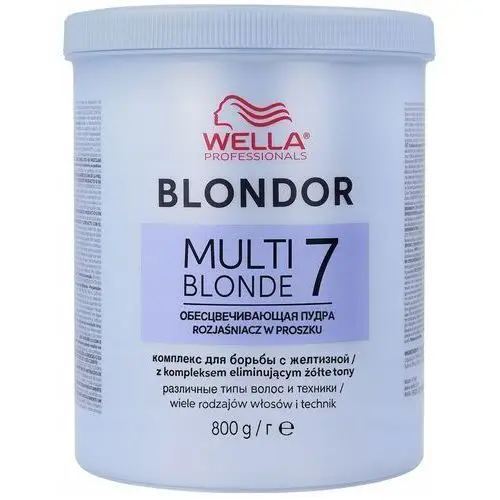 Wella Blondor Multi Blonde 7 Rozjaśniacz w Proszku Do Włosów 800g, kolor blond