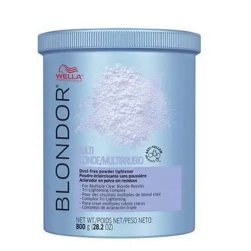 Wella Blondor Rozjaśniacz 800G Multi Blond W Proszku Do Włosów