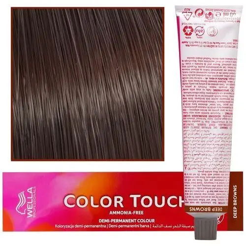 WELLA COLOR TOUCH profesjonalna farba do włosów 60 ml 5/73 Jasny Brąz Brązowy Złoty