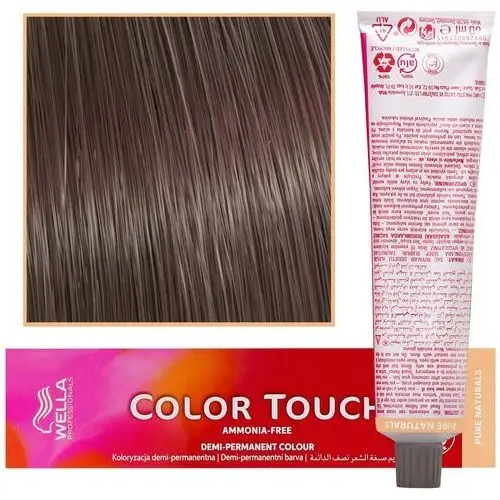 WELLA COLOR TOUCH profesjonalna farba do włosów 60 ml 6/05 Ciemny Blond Naturalny Mahoniowy