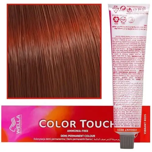 WELLA COLOR TOUCH profesjonalna farba do włosów 60 ml 7/4 Średni Blond Czerwony