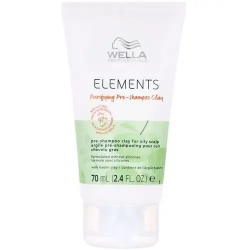 Wella elements purifying pre-shampoo clay – oczyszczająca glinka do skóry głowy, 70 ml,1