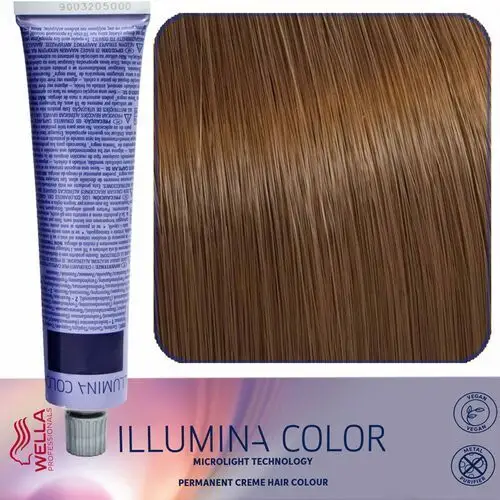 Illumina color - profesjonalna farba do włosów, 60ml 7/75 - średni blond brązowo mahoniowy Wella