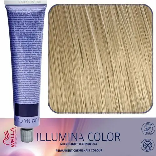 Wella illumina color - profesjonalna farba do włosów, 60ml 8/36 - jasny blond złoto opalizujący