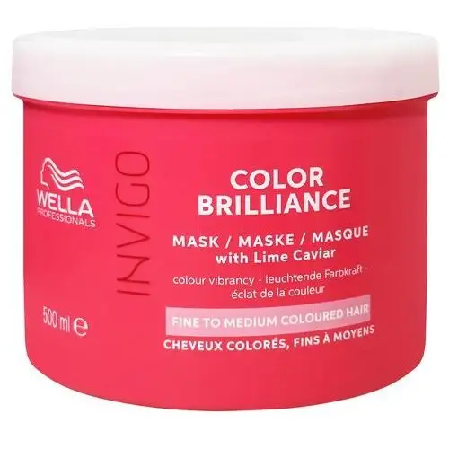 Invigo color brilliance mask - maska do włosów normalnych, 500ml Wella
