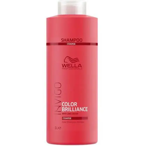 Wella invigo color brilliance, szampon do włosów farbowanych, grubych, 1000ml