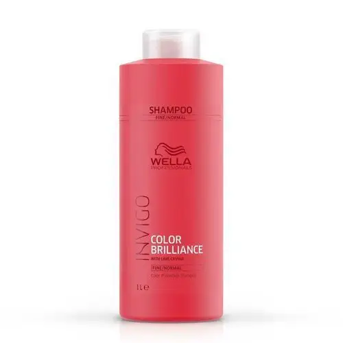 Wella invigo color brilliance, szampon do włosów farbowanych, grubych, 1000ml