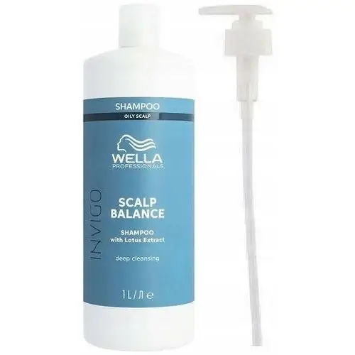 Wella Invigo Scalp Balance Oily Scalp Szampon oczyszczający 1000ml Pompka