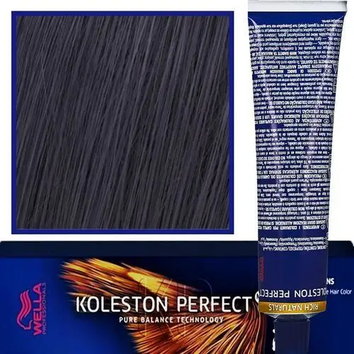 Wella koleston perfect me profesjonalna farba do koloryzacji włosów 60ml 2/0 naturalny czarny