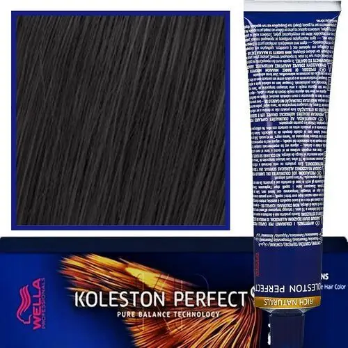 Wella koleston perfect me profesjonalna farba do koloryzacji włosów 60ml 33/0 intensywny ciemny brąz