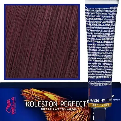 Koleston perfect me profesjonalna farba do koloryzacji włosów 60ml 44/65 fioletowo mahoniowy intensywny średni brąz Wella