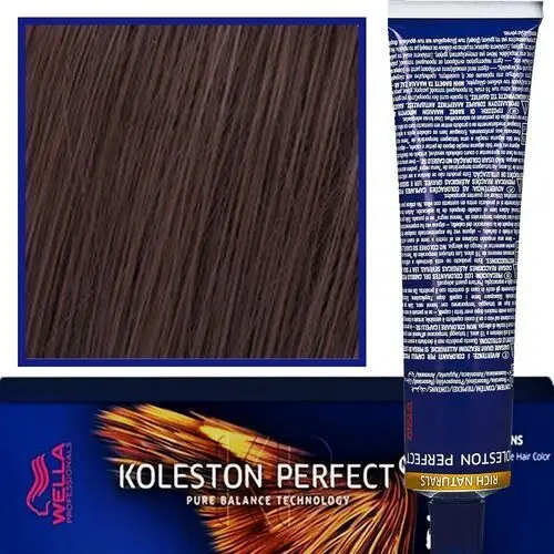 Wella Koleston Perfect Me profesjonalna farba do koloryzacji włosów 60ml 4/77 Intensywny Średni Brąz