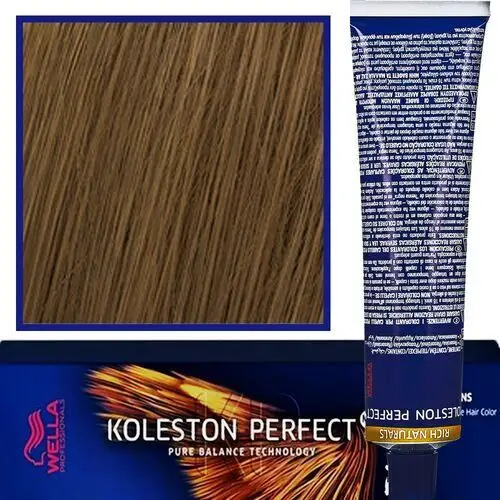Wella koleston perfect me profesjonalna farba do koloryzacji włosów 60ml 7/07 średni naturalny brązowy blond