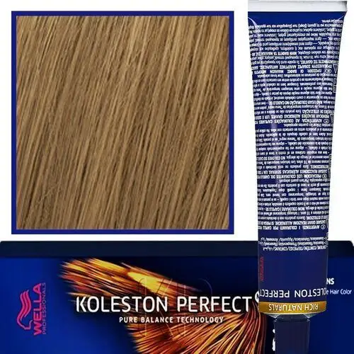 Wella koleston perfect me profesjonalna farba do koloryzacji włosów 60ml 8/07 naturalny brązowy jasny blond