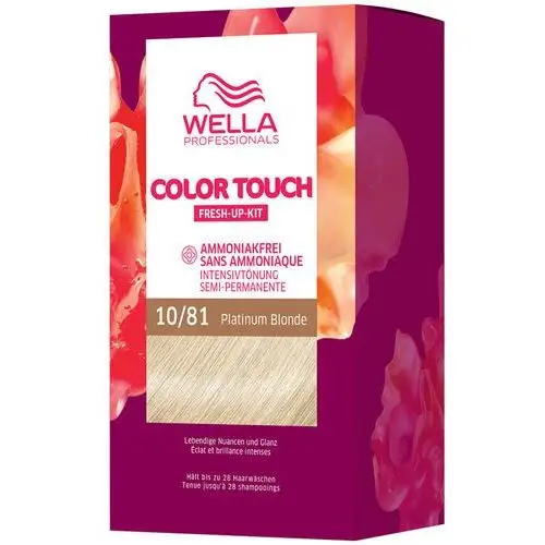 Wella professionals color touch rich natural platinum blonde 10/81 (130 ml)