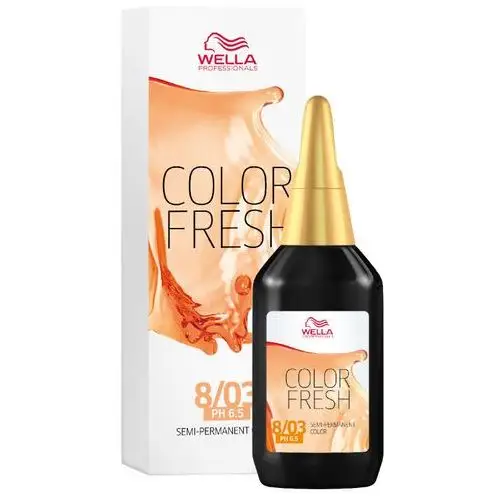 Wella Color Fresh 8/03 Light Blonde Natural Gold (75ml)