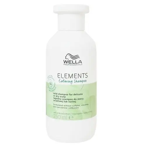 Wella professionals Wella elements calming, szampon do wrażliwej skóry głowy, 250ml