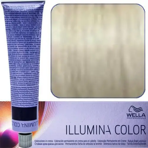 Wella illumina, farba do włosów 60ml 10/93 - bardzo bardzo jasny cendre złoty blond