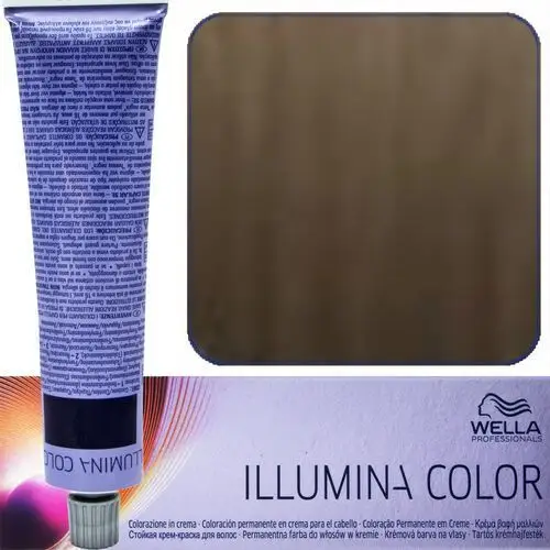 Wella illumina, farba do włosów 60ml 5/81 - jasny brąz perłowo-popielaty, 21