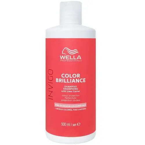 Wella professionals Wella invigo brilliance, szampon do włosów cienkich i normalnych, 500ml