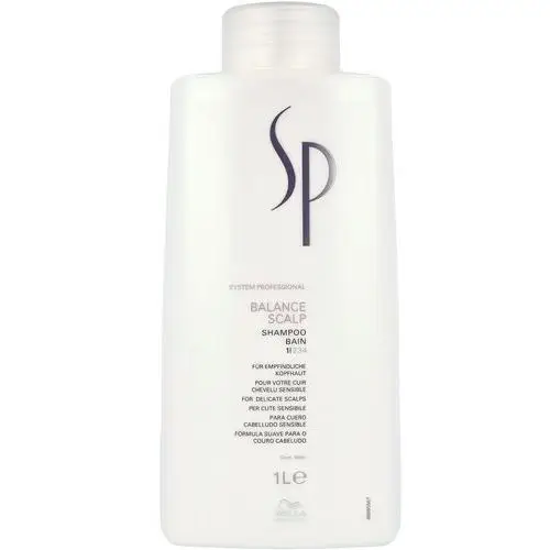 Wella sp balance scalp, szampon kojący do wrażliwej skóry głowy, 1000ml