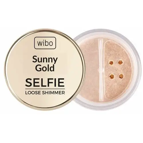 Selfie loose shimmer sunny gold rozświetlacz do twarzy Wibo