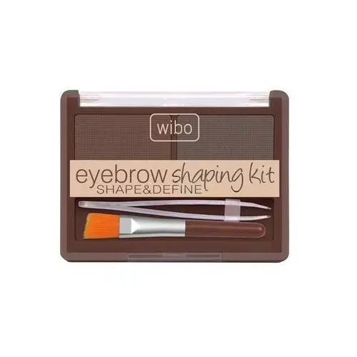 Wibo shape&define eyebrow shaping kit zestaw do stylizacji brwi dark